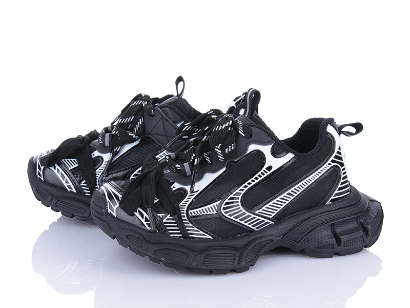 Кроссовки Clibee (31-37) TA603-1 black (деми)
