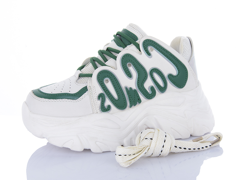 Кроссовки JIBUKANG (35-40) D0775 green (деми)