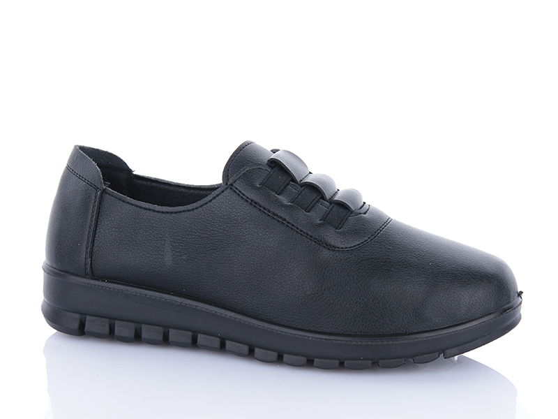 Туфли Baolikang (38-43) 5088 black (деми)