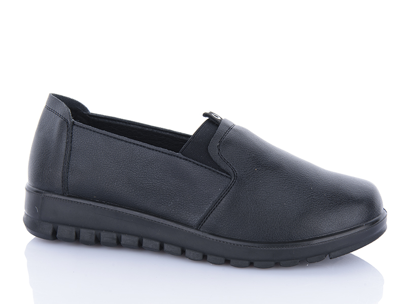Туфли Baolikang (38-43) 5506 black (деми)