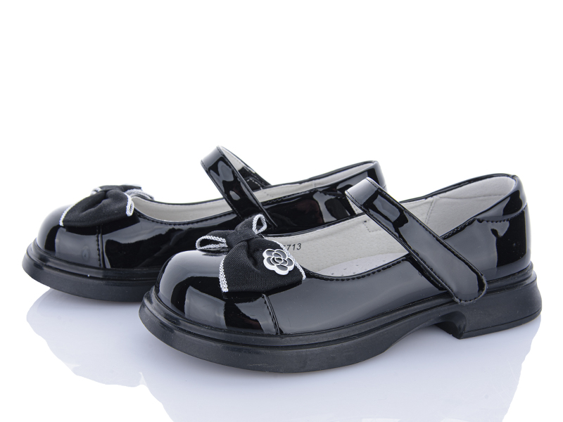 Туфли Clibee (31-36) B5713 black (деми)