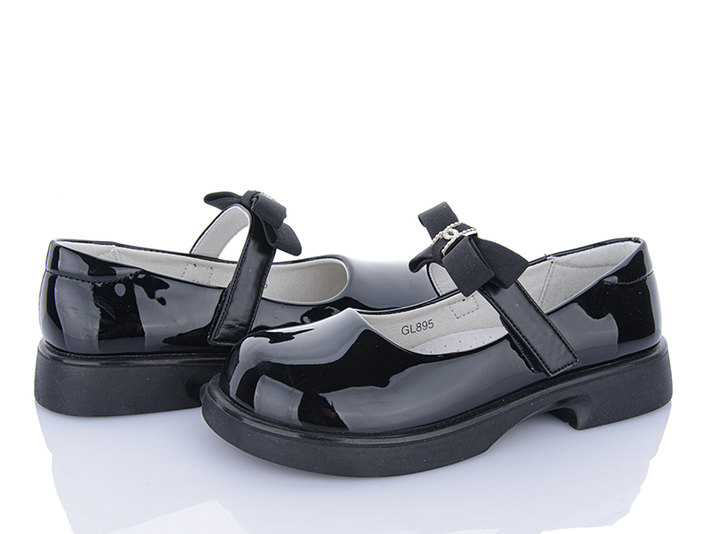 Туфли Clibee (32-37) GL895 black (деми)