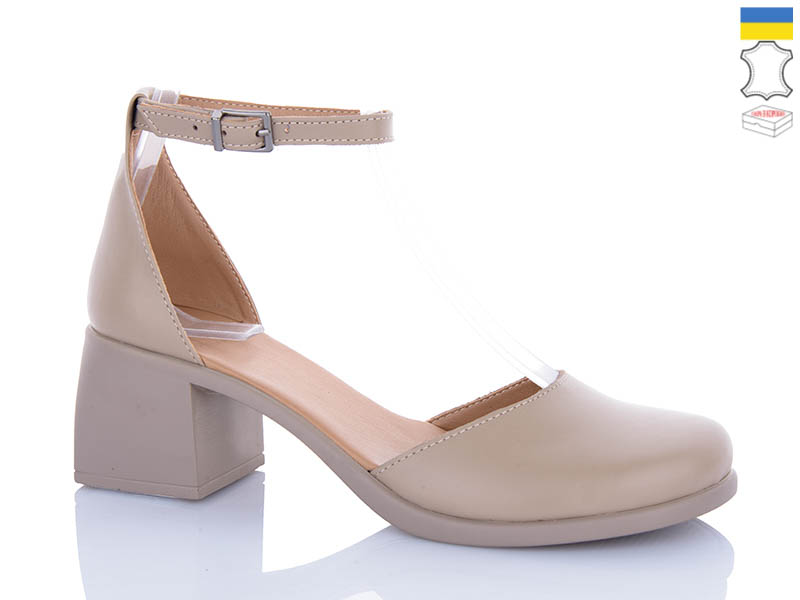 Туфли Sali (37-41) 1122 капучино кап-п. (лето)