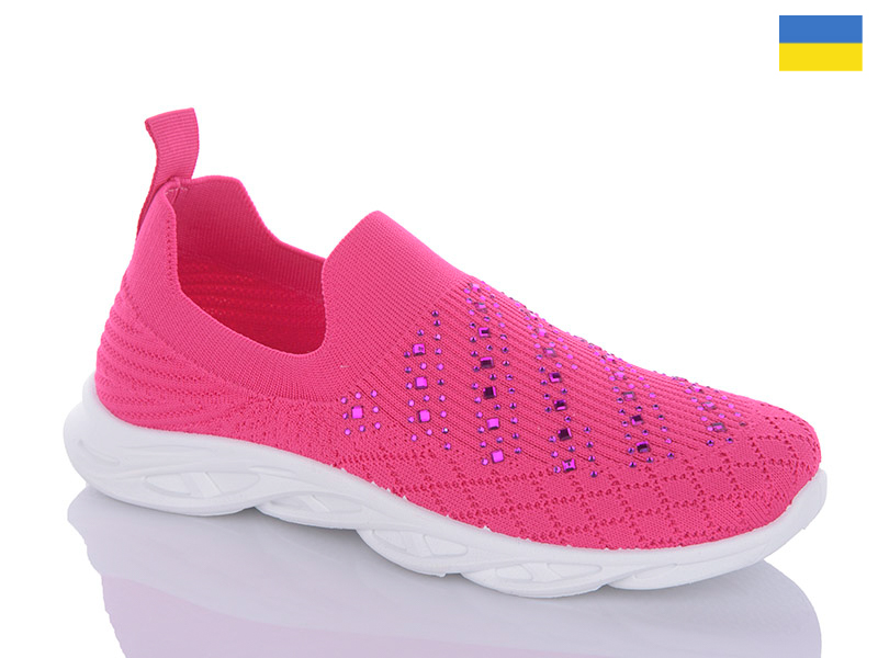Кроссовки DeMur (36-40) GW608 розовый (лето)