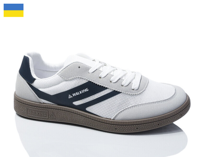 Кроссовки DeMur (41-45) MF1035WH (деми)