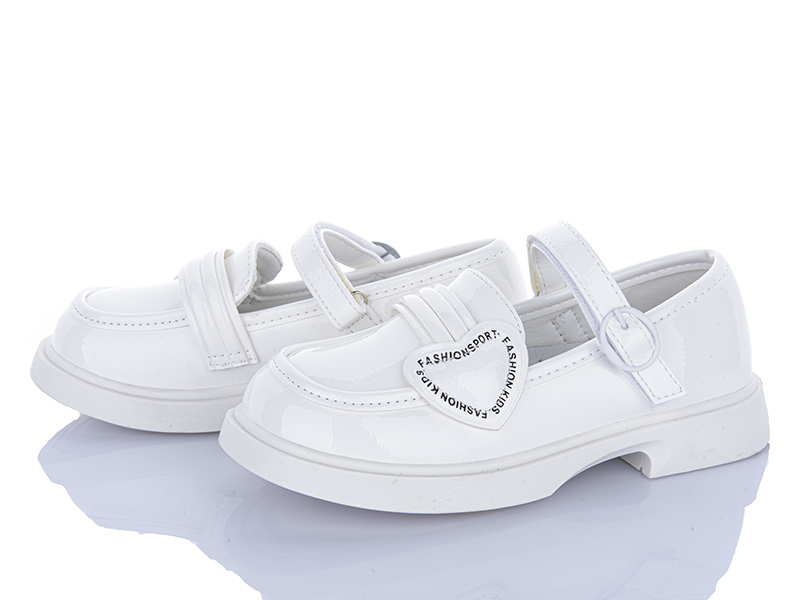 Туфли Clibee (28-33) B1107-7 white (деми)