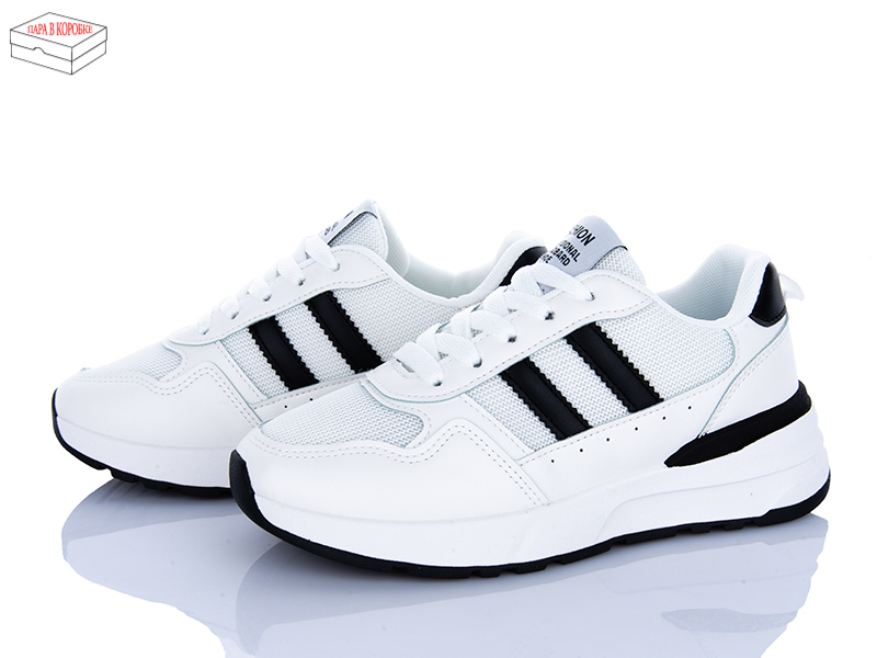 Кроссовки Ailaifa (36-41) N12 white-black (деми)