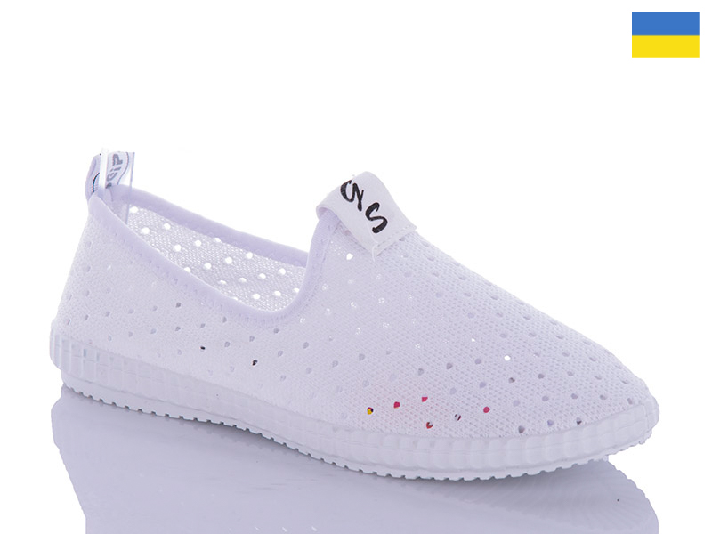 Слипоны RGP (36-40) 526 белый (лето)