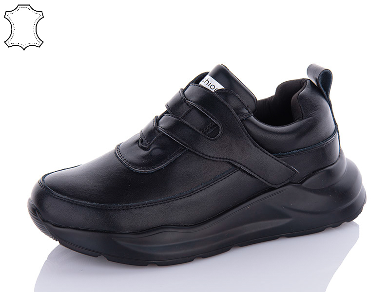 Кроссовки Yimeili (37-41) Y798-5 black (деми)