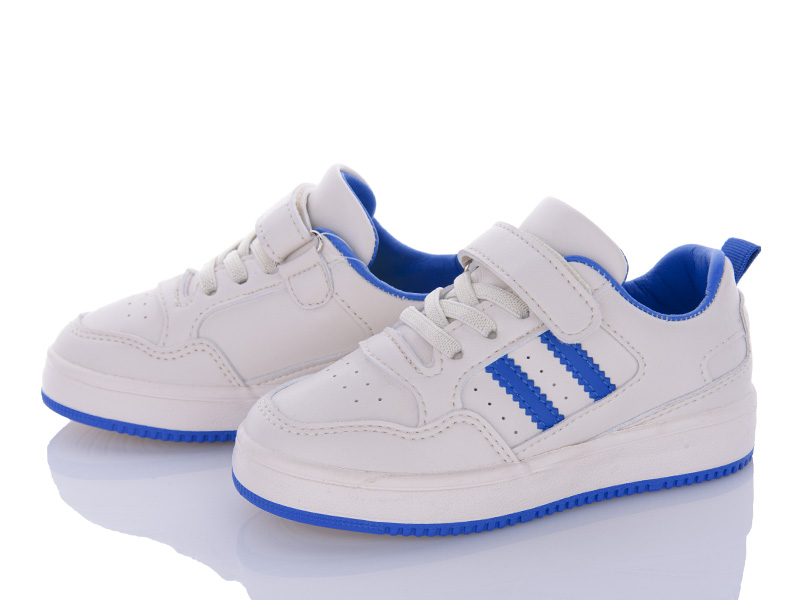 Кроссовки Clibee (25-30) EC22 white-blue (деми)