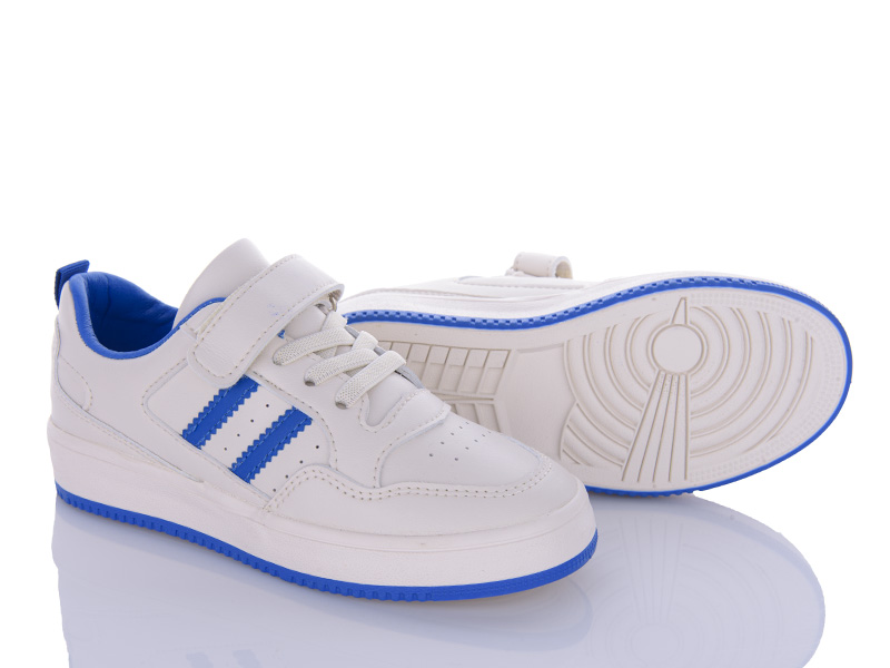 Кроссовки Clibee (31-36) EC23 white-blue (деми)