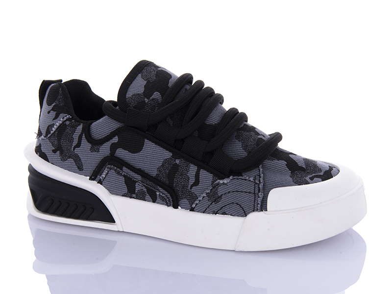 Кроссовки VIOLETA (36-41) 143-43 black-white (деми)