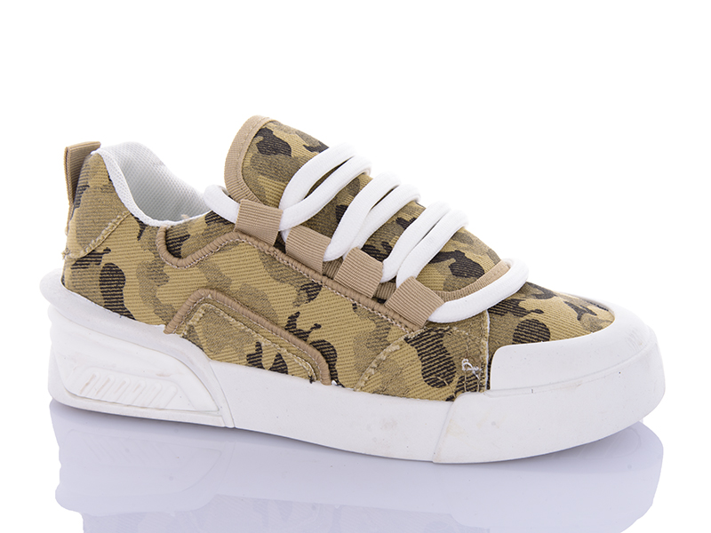 Кроссовки VIOLETA (36-41) 143-43 l.khaki (деми)