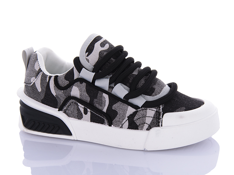 Кроссовки VIOLETA (36-41) 143-43 white-grey (деми)