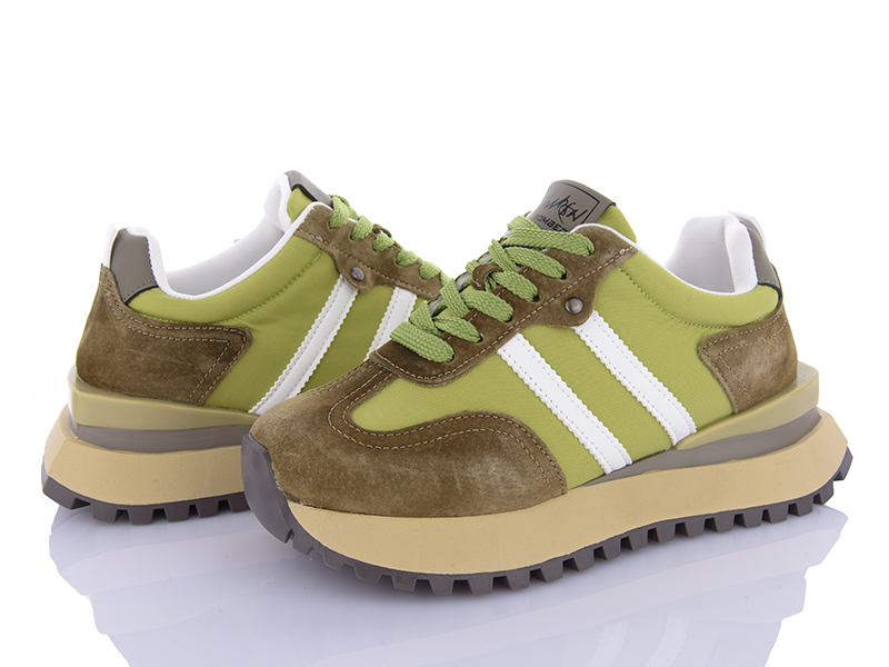 Кроссовки VIOLETA (36-41) 197-198 green (деми)