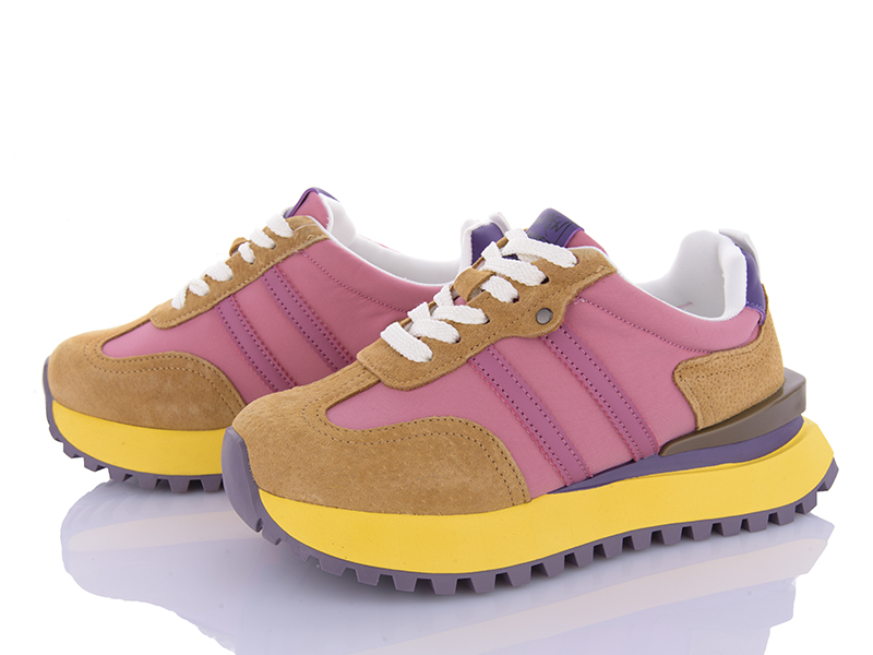 Кроссовки VIOLETA (36-41) 197-198 pink (деми)
