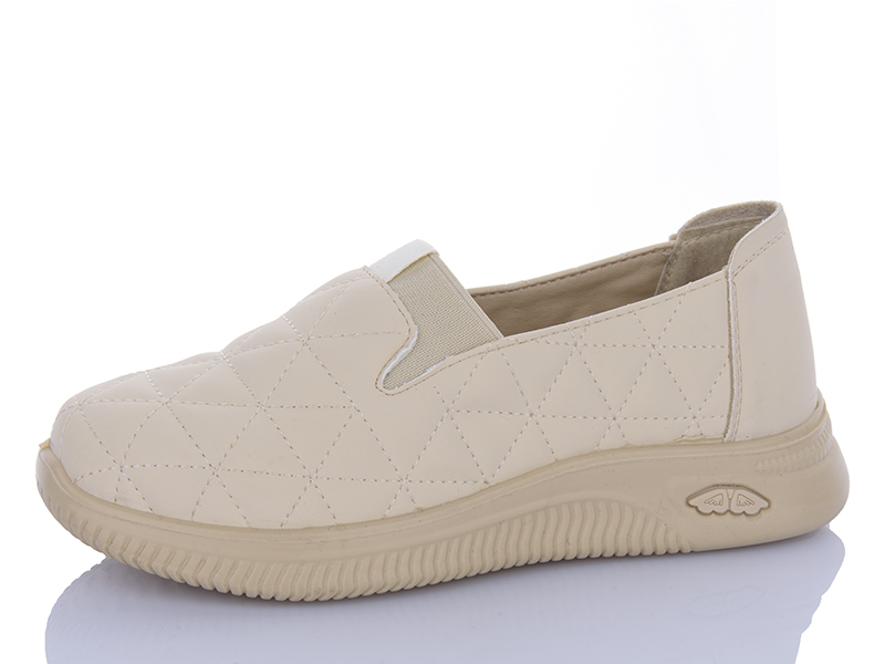 Туфли Minghong (37-42) 7726 beige (деми)