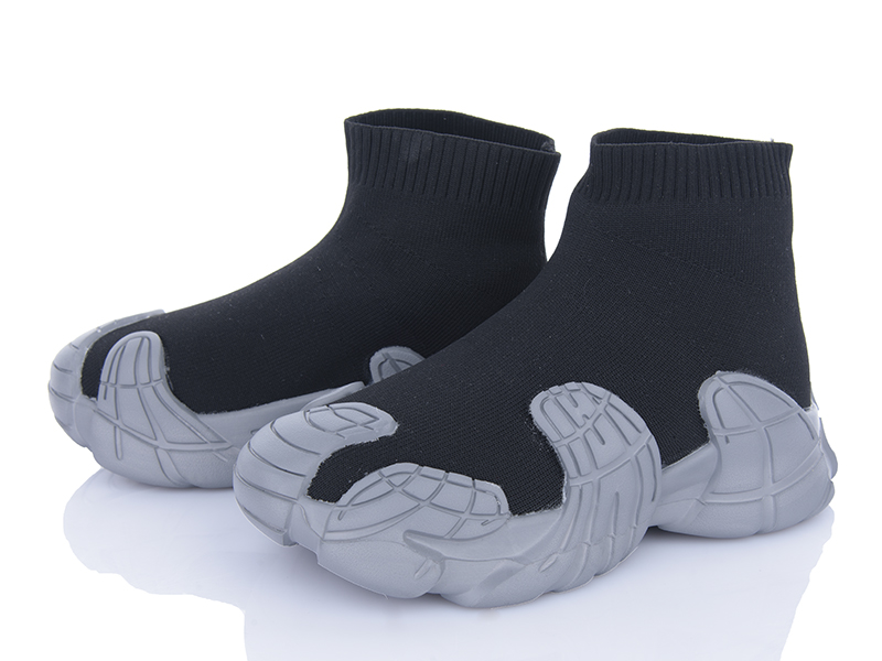 Ботинки Clibee (31-37) N61 black-grey (деми)
