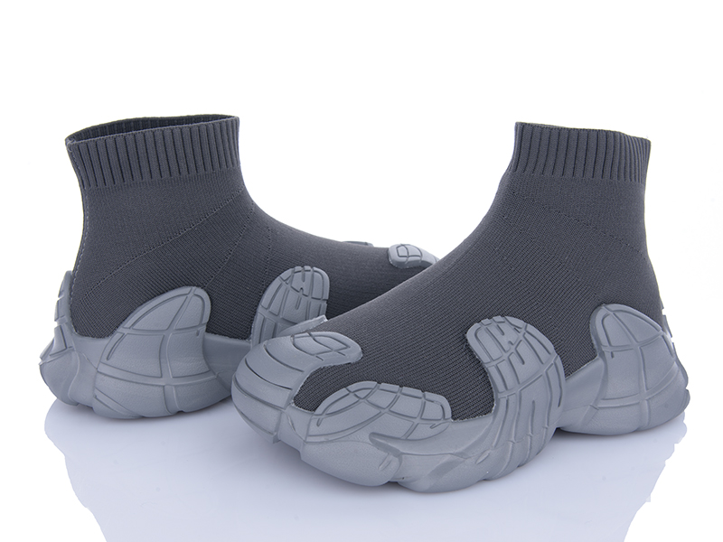 Ботинки Clibee (31-37) N61 l.grey-d.grey (деми)