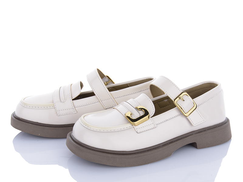 Туфли Clibee (32-37) M536-1 beige (деми)