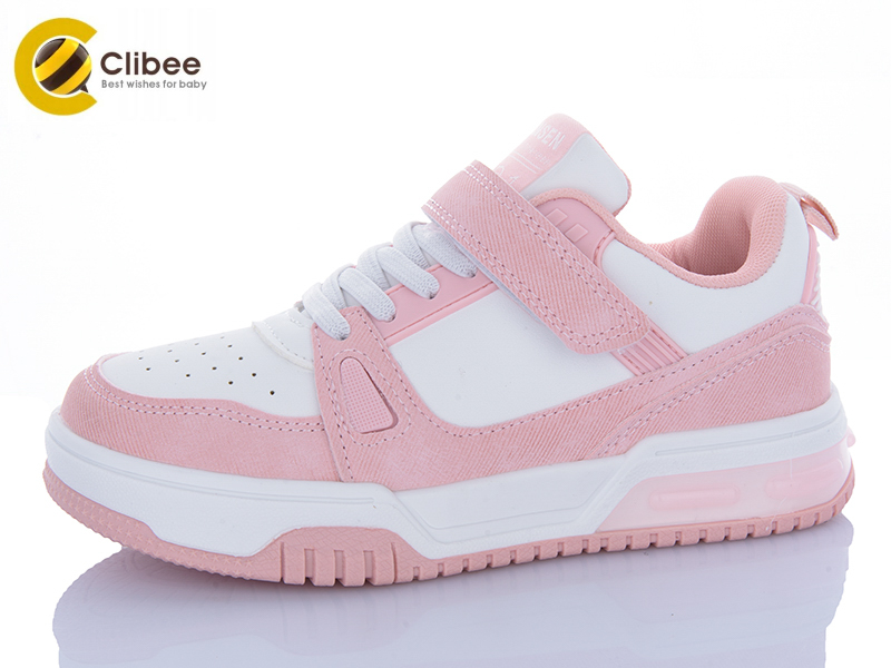 Кроссовки Clibee-Apawwa (31-36) LC826 pink-white (деми)
