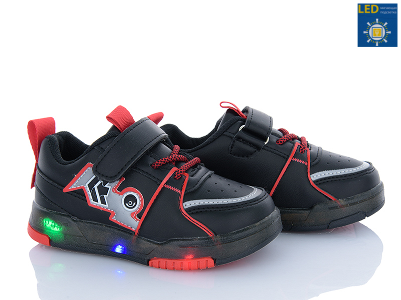 Кроссовки Viktoria (23-28) YL1001-6 LED (деми)