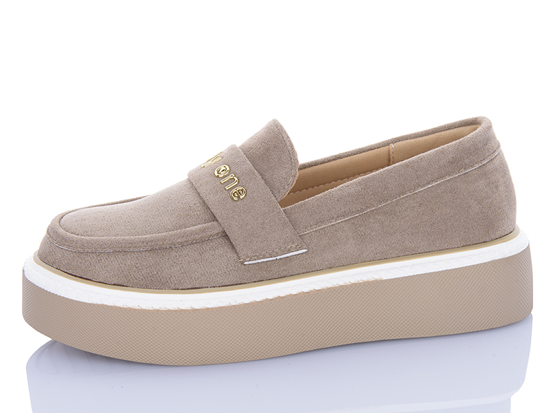 Туфли VIOLETA (36-41) 197-205 khaki (деми)
