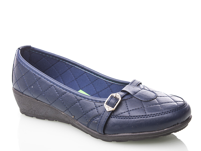 Мокасины ShoesViento (36-40) Бабушка син пряшка (деми)