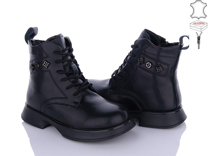 Ботинки QQ Shoes (32-37) B76 (зима)