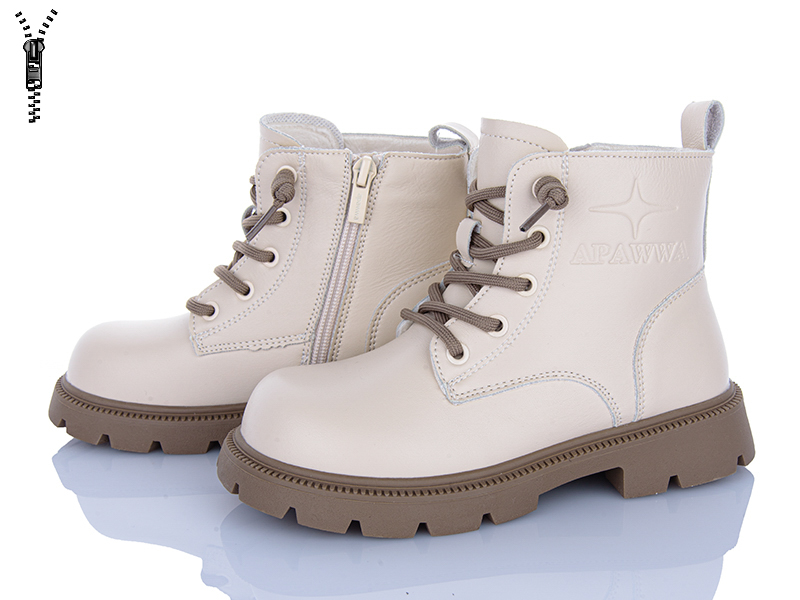 Ботинки Clibee (32-37) N648 beige (деми)