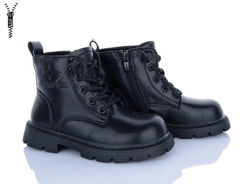 Ботинки Clibee (32-37) N648 black (деми)