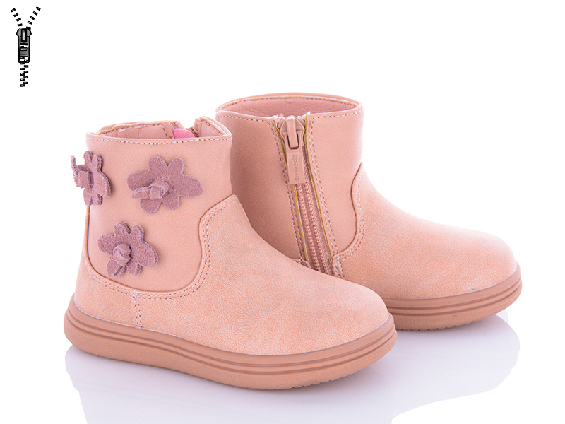 Ботинки Clibee (21-26) CD466 pink (зима)