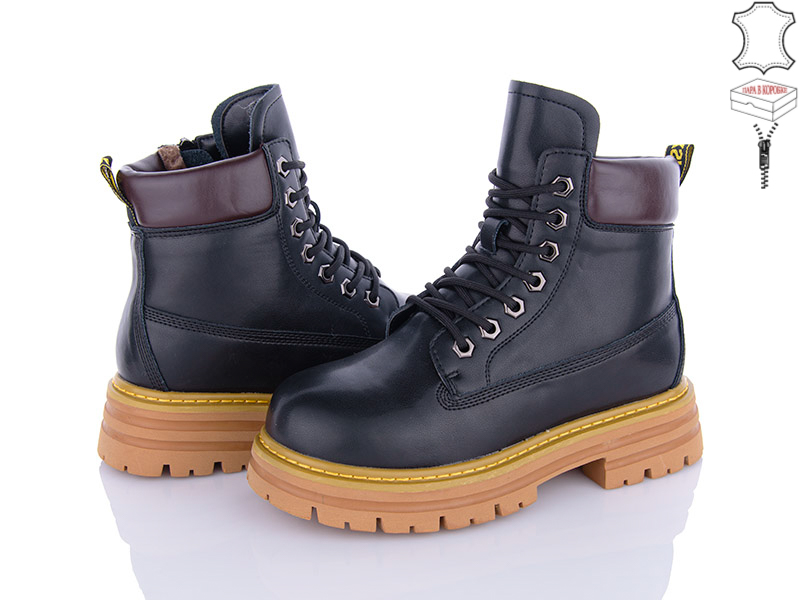 Ботинки QQ Shoes (36-40) B129 (зима)