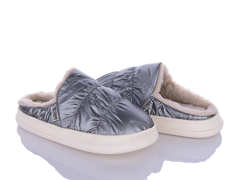 Тапочки Luckline (40-45) 1582-1 grey (зима)