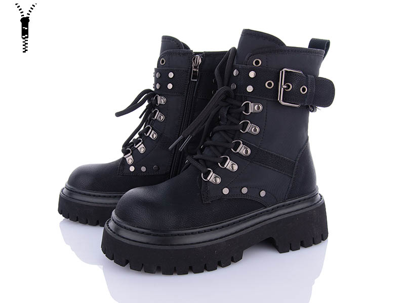 Ботинки Clibee (35-40) A2387 black (деми)