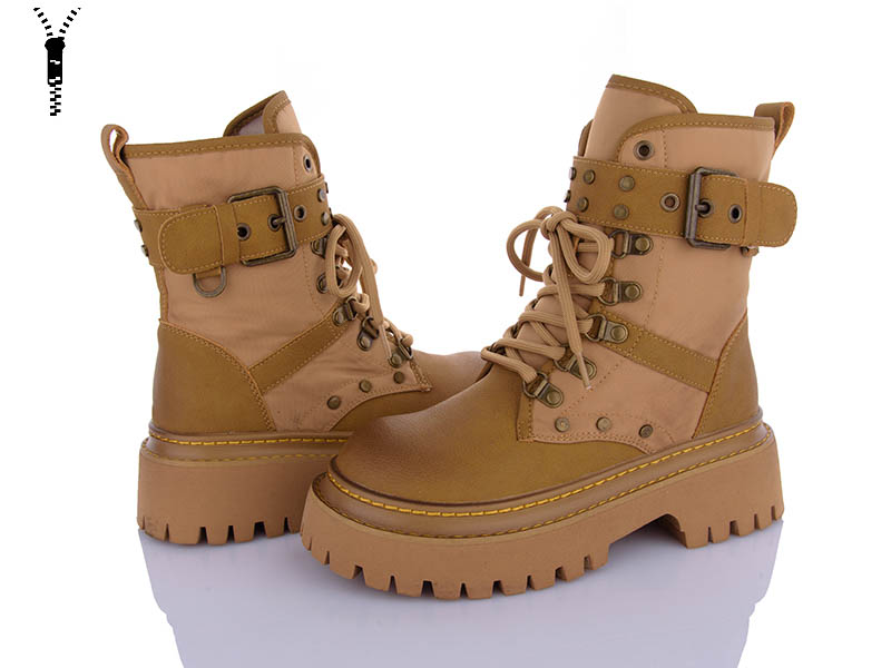 Ботинки Clibee (35-40) A2387 brown (деми)