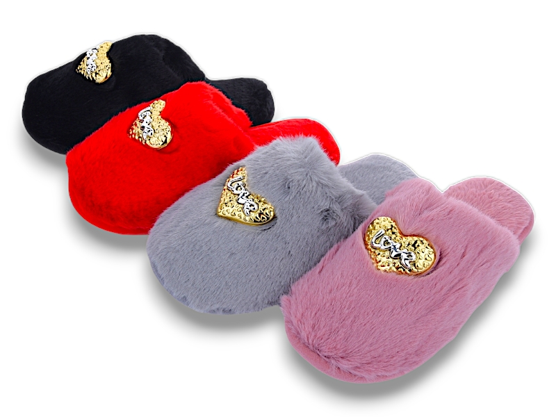 Тапочки ALEX M&L (36-41) WP8222 mix (зима)