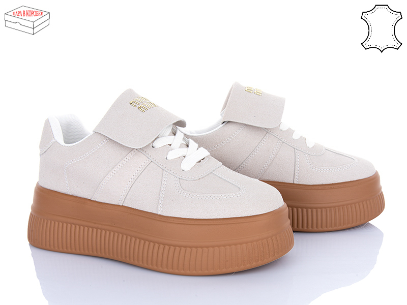 Кроссовки Ailaifa (36-41) AW16 beige-old-1 (деми)