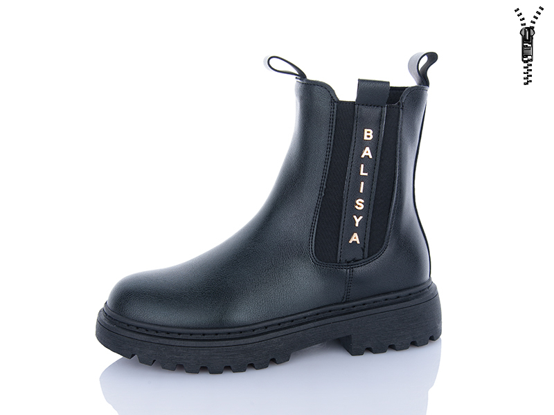 Ботинки JIBUKANG (36-40) PV25-9 black (деми)
