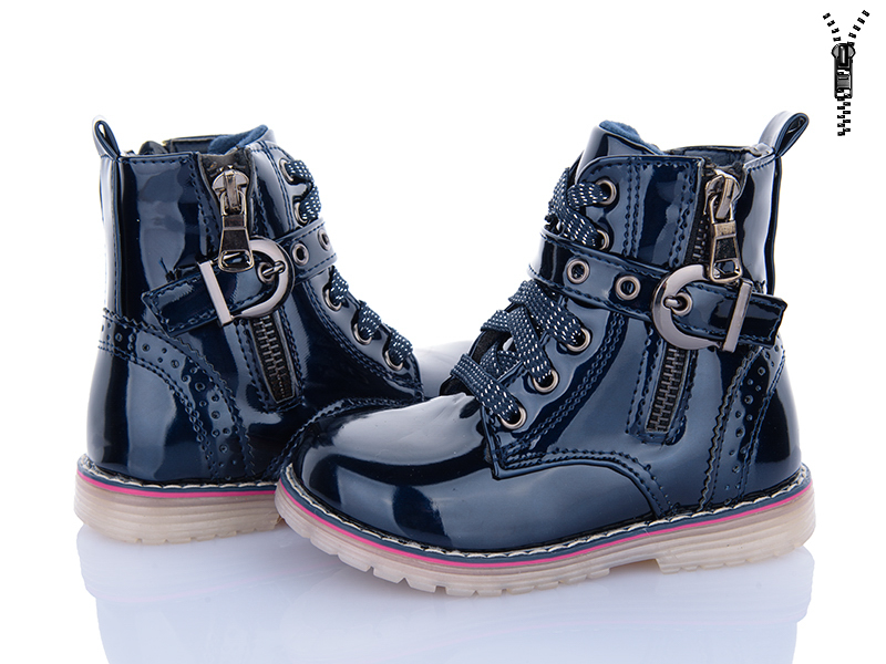 Ботинки Viktoria (23-28) YZ1710 navy (деми)