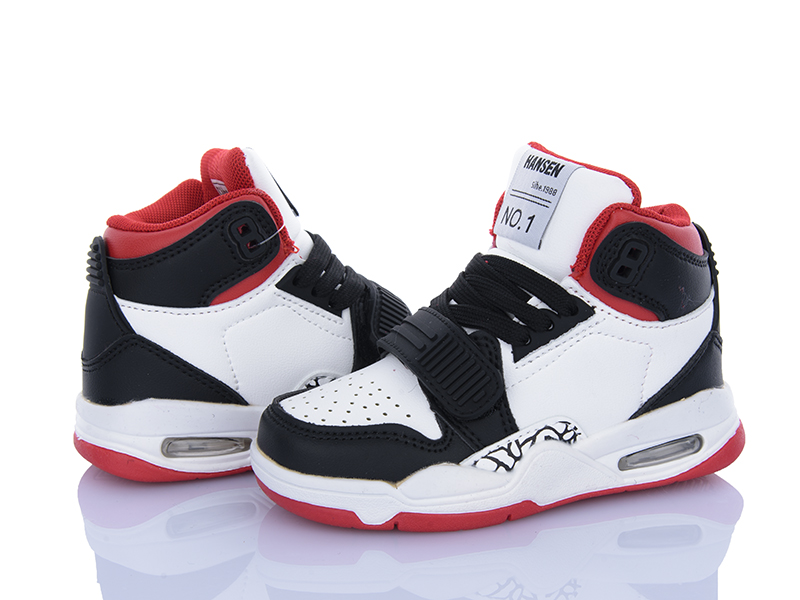 Кроссовки Clibee (26-31) LC802-1 white-black (деми)