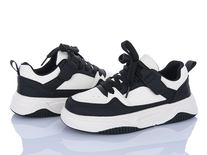 Кроссовки Clibee (32-37) TC931P black-white (деми)