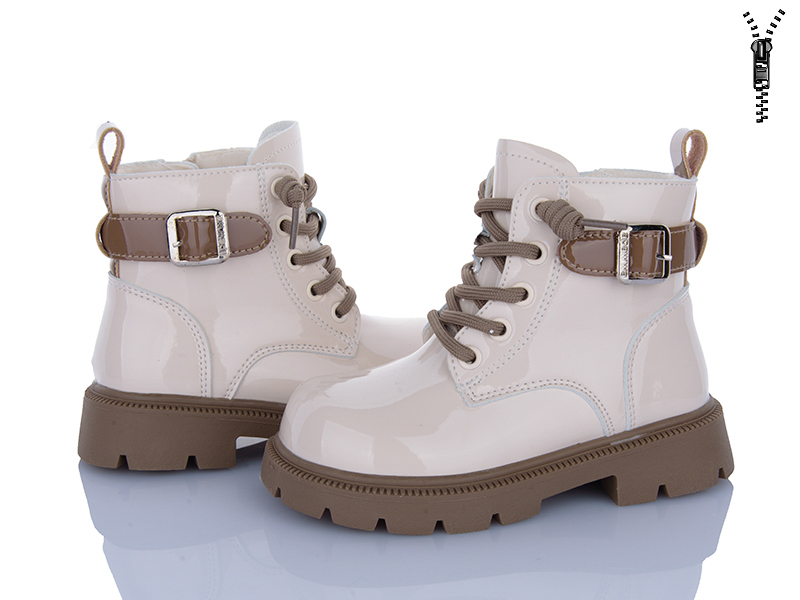 Ботинки Clibee (26-31) N630 beige (деми)