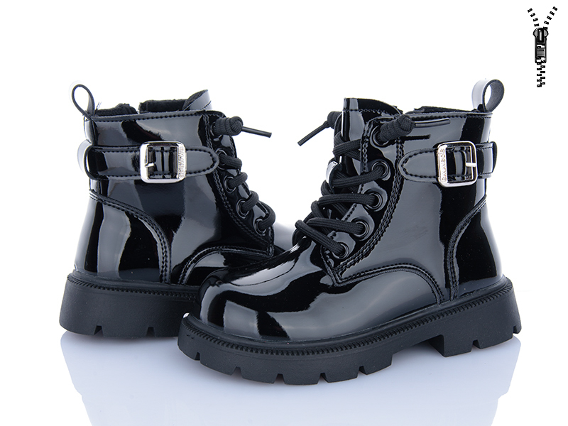 Ботинки Clibee (26-31) N630 black (деми)