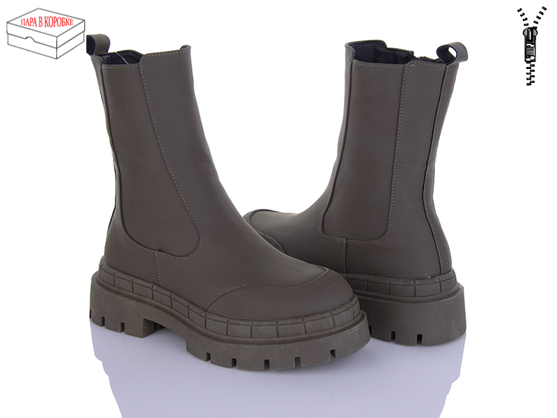 Ботинки Roks (36-41) ST61P хакі (деми)