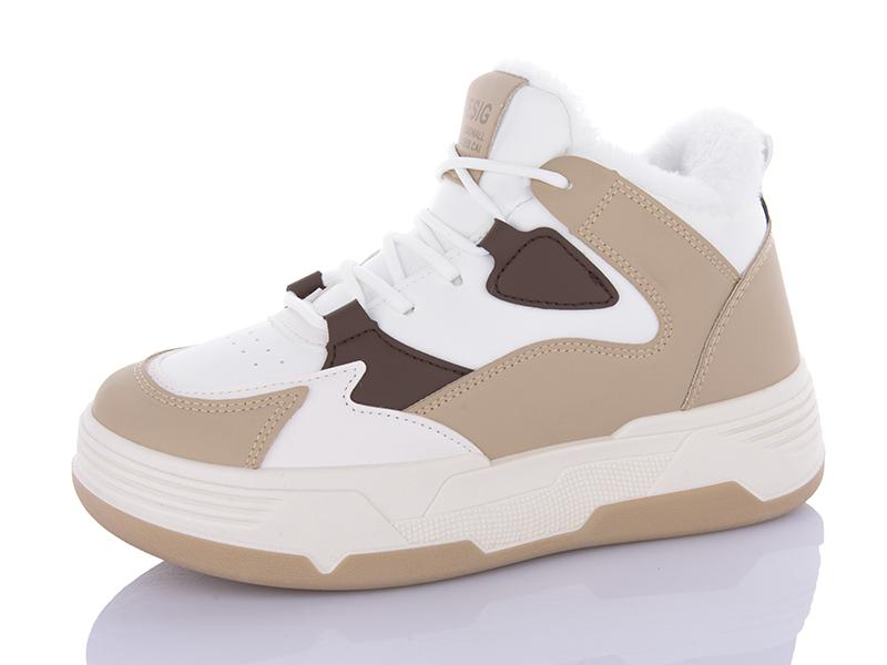 Кроссовки OkShoes (36-41) YB073-3 (зима)
