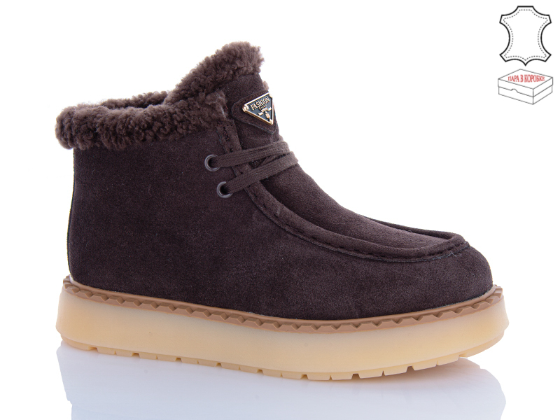 Ботинки QQ Shoes (36-41) 6QQ8-6 (зима)