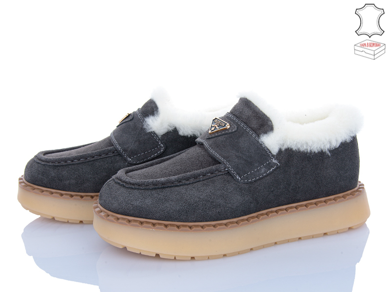 Туфли QQ Shoes (36-41) 6QQ9-4 (зима)