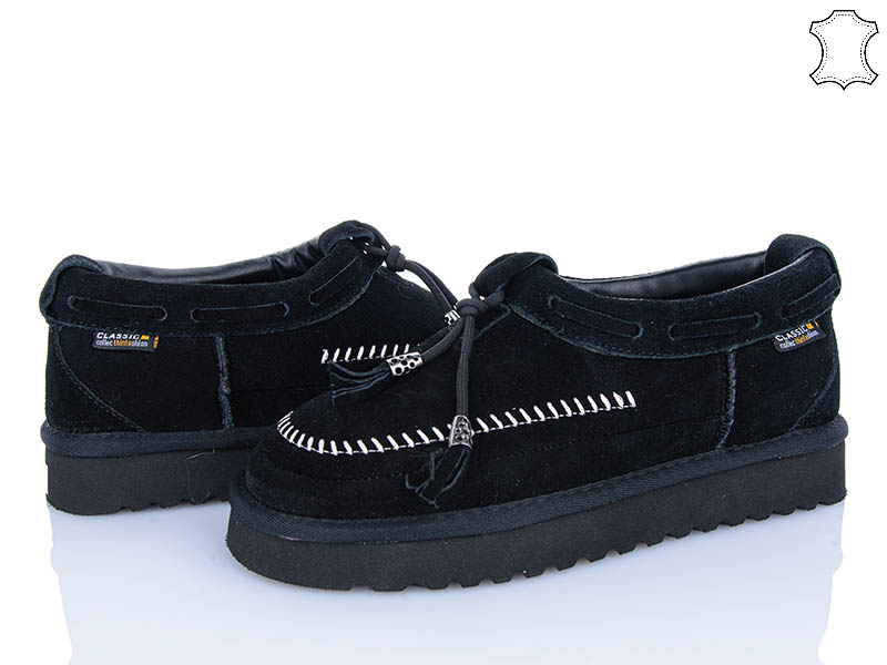 Угги Мир (36-41) 4224-5851 black (зима)