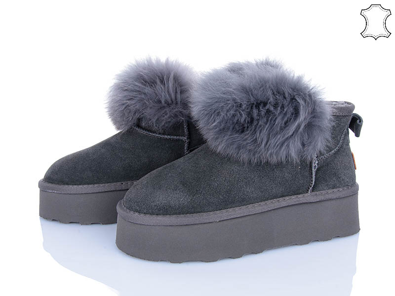 Угги Мир (36-41) 4224-5860 grey (зима)
